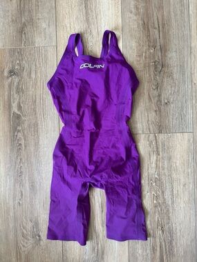 Girls/ Teen Dolfin Purple Competition tech suit One-Piece Swim Suit